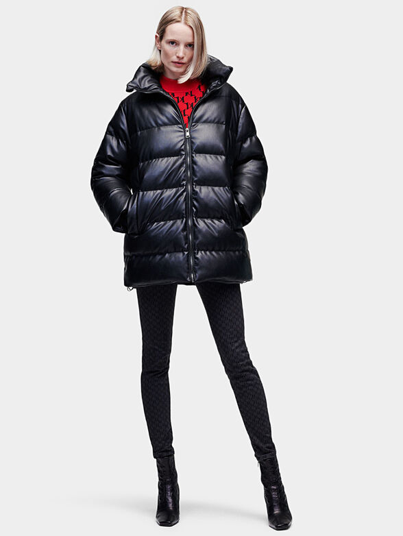 Down jacket in black - 1