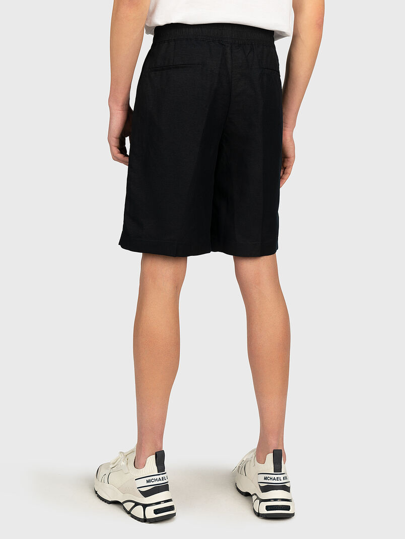 Bermuda pants with elastic waist  - 3