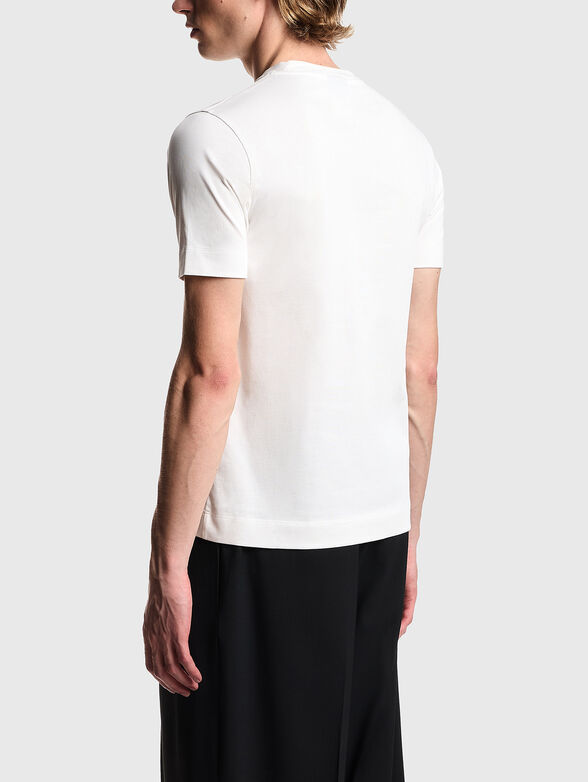White cotton T-shirt  - 3