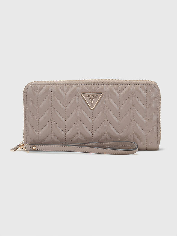 Black wallet with a triangular logo  - 1