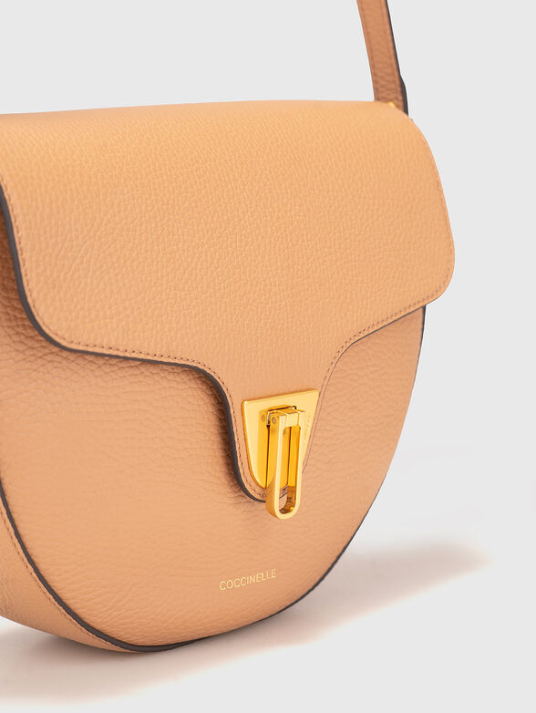 Green leather crossbody bag - 5