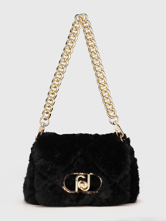 Soft texture crossbody bag with logo - 1