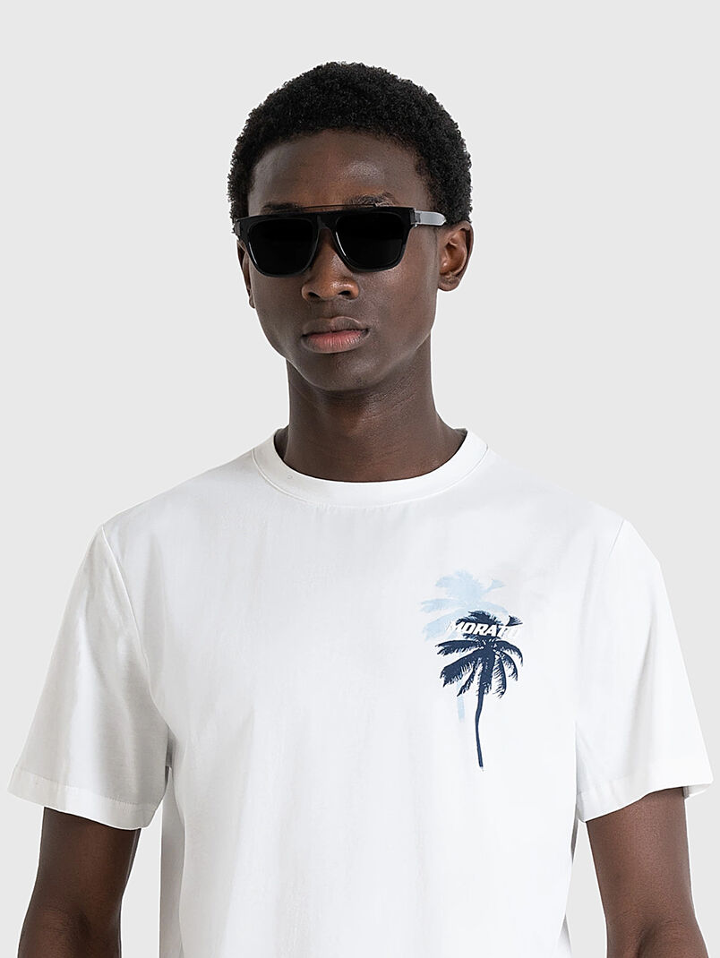 T-shirt with tropical print - 3
