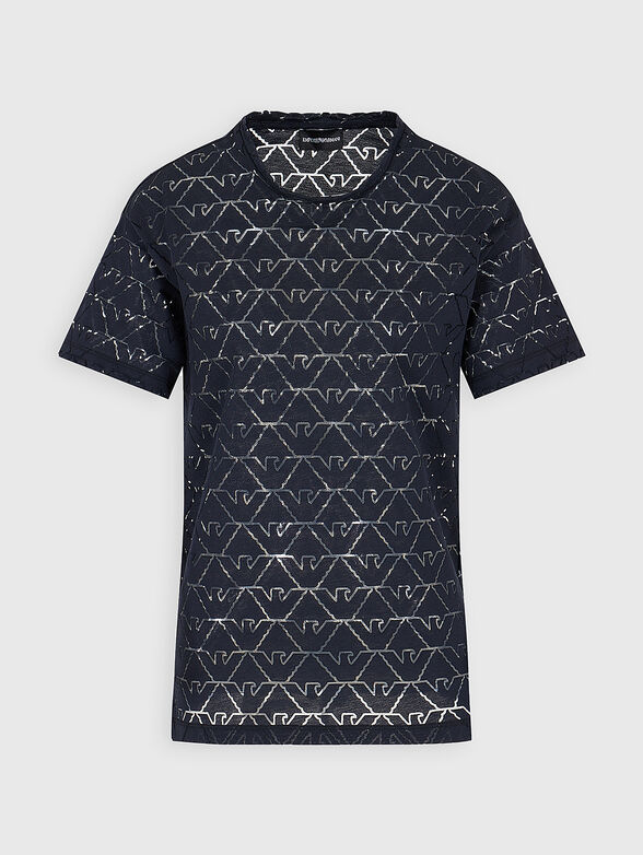 T-shirt with monogram logo print - 1