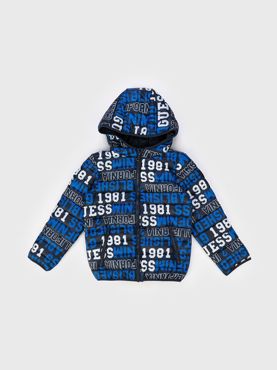 Quilted jacket with contrast pattern  - 1
