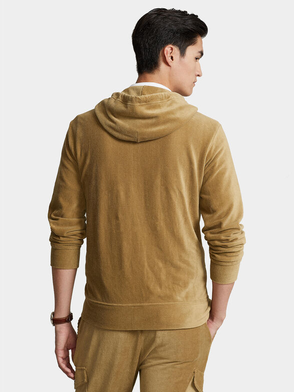 Sweatshirt with zip and hood - 2