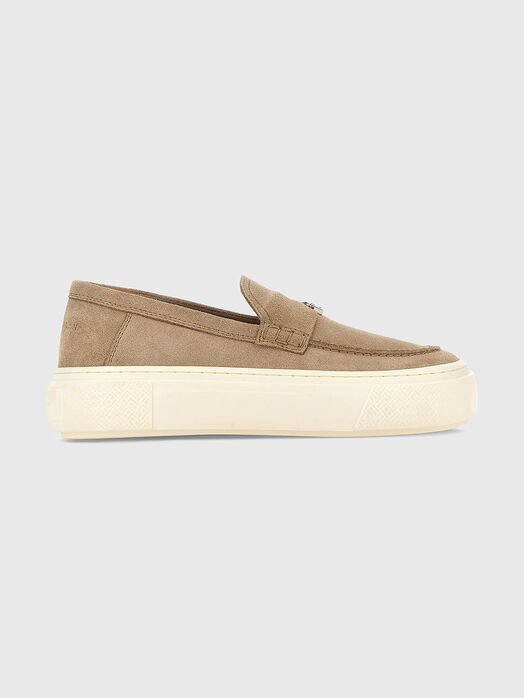 Leather loafers
