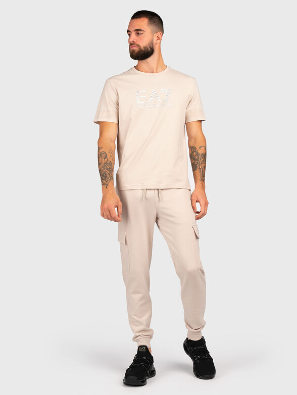 Cotton-blend sweatpants - 3