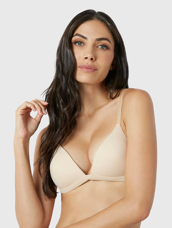 PRIMULA bra with triangle cups in beige - 1