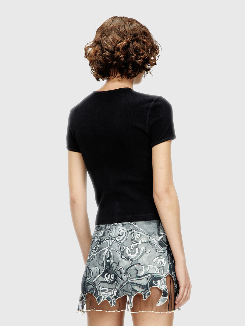 T-ELE-LONG-P2 cotton slim T-shirt  - 3