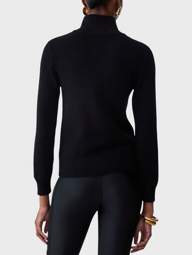 Sweater with gold buttons - 3