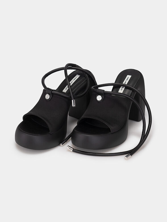 ASTRAGON HI sandals with thick heels and laces - 6