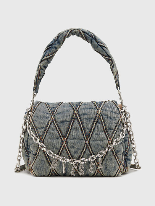 CHARM-D handbag in quilted denim