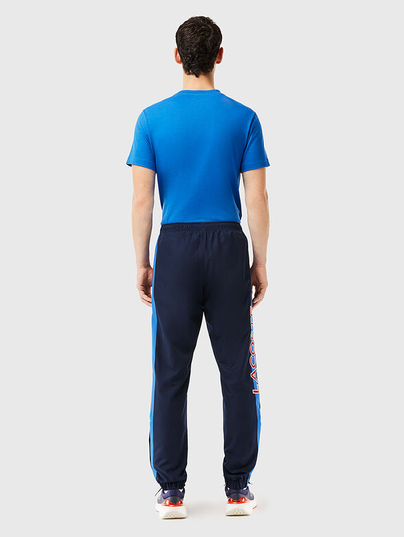 Sweatpants with contrast logo print - 2