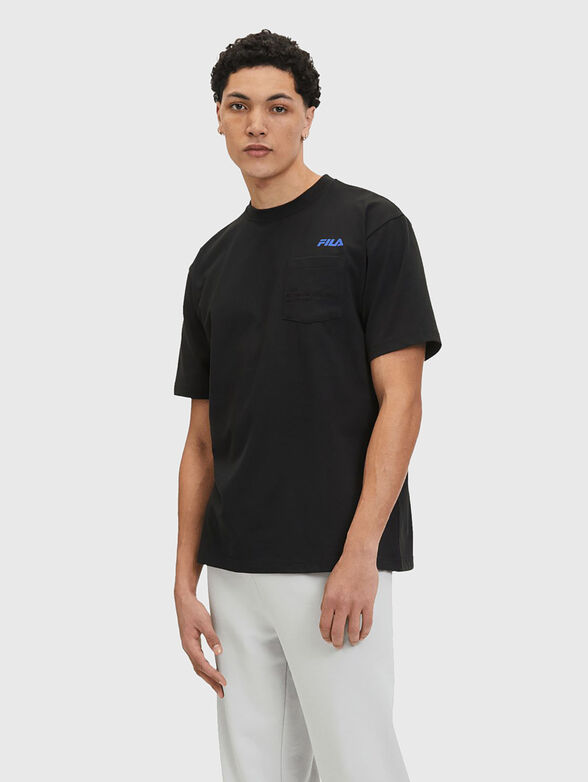 T-shirt with oval neckline - 1