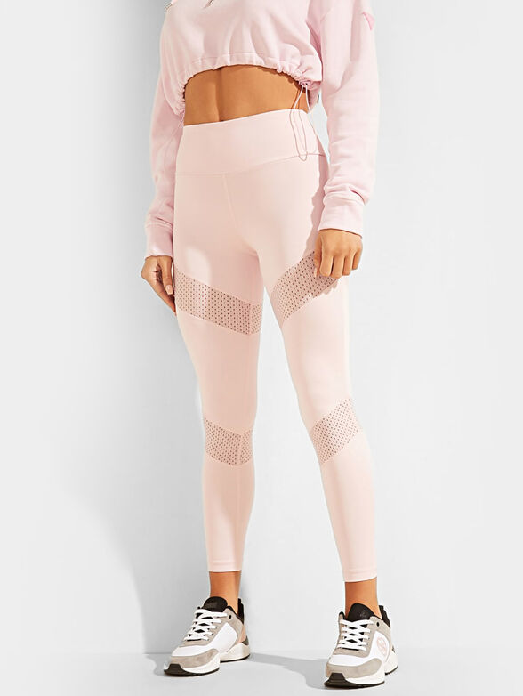 Leggings with mesh inserts - 1