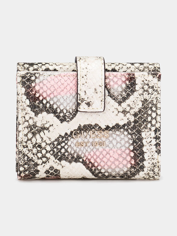 KATEY Purse with snake print - 1