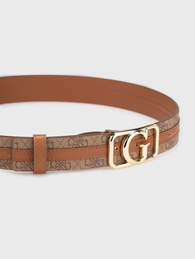 ZAMIRA belt with logo buckle - 3