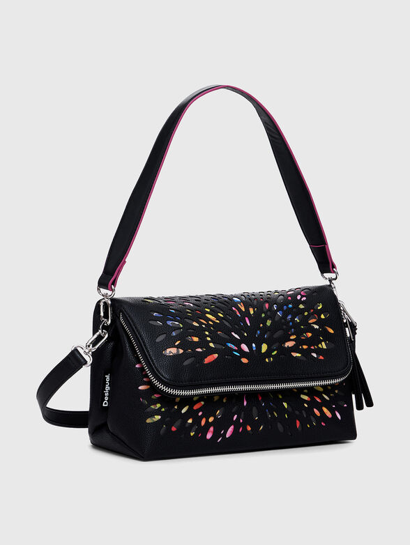 Bag with perforations and multicoloured details - 4