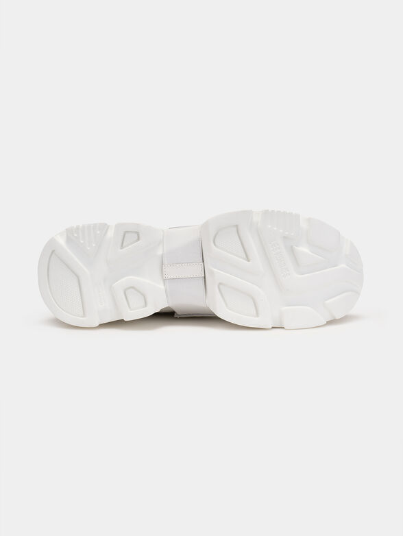 White leather sneakers - 5