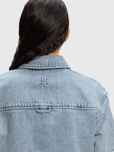 GESILA shirt with ribbed texture - 4