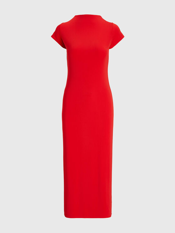 Макси червена рокля - 1