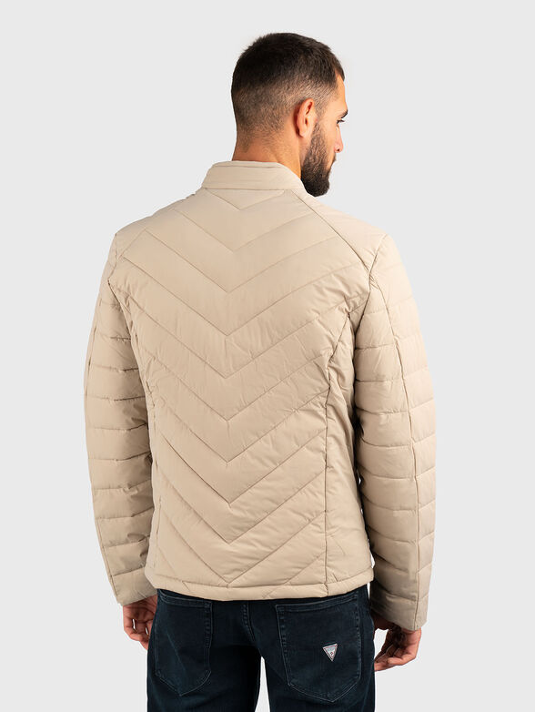 Padded jacket with quilted effect - 3