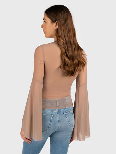 FIAMMA blouse with accent sleeves - 3