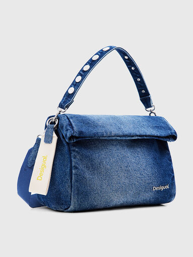 Bag with denim texture  - 3