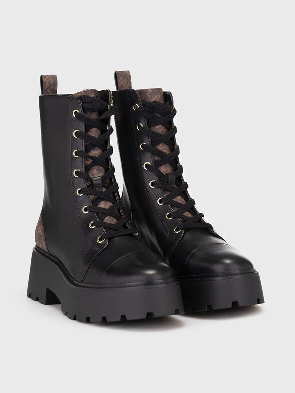 BLAKE monogram leather boots - 2