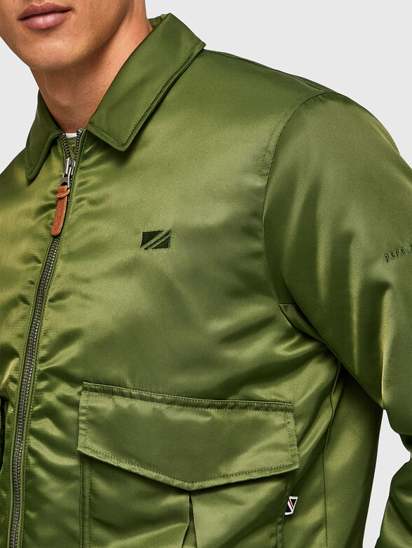 JOSEPH green jacket with zipper and pockets - 4