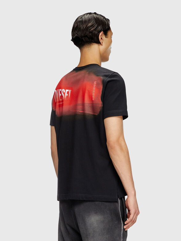 Cotton T-shirt with logo print - 3