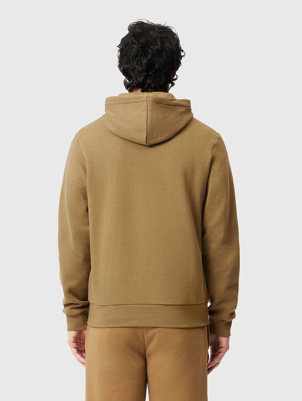 Hooded sweatshirt with logo accent - 3