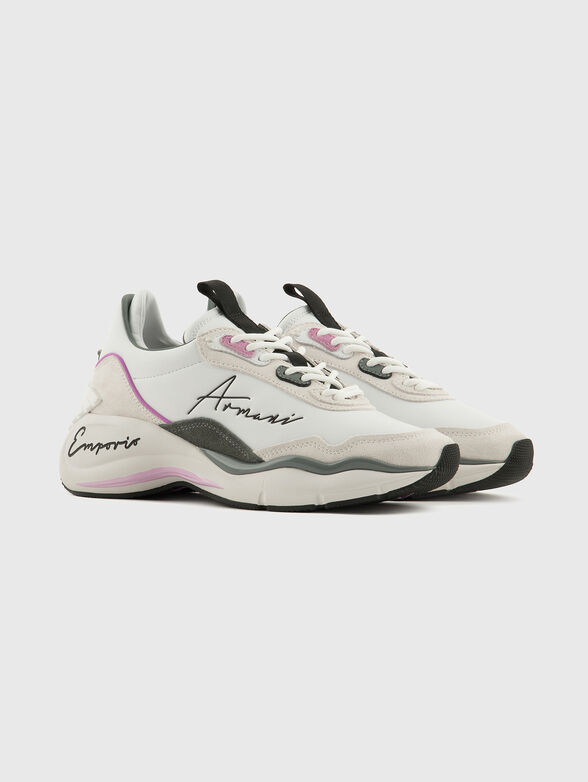 Sneakers with multicoloured details - 2