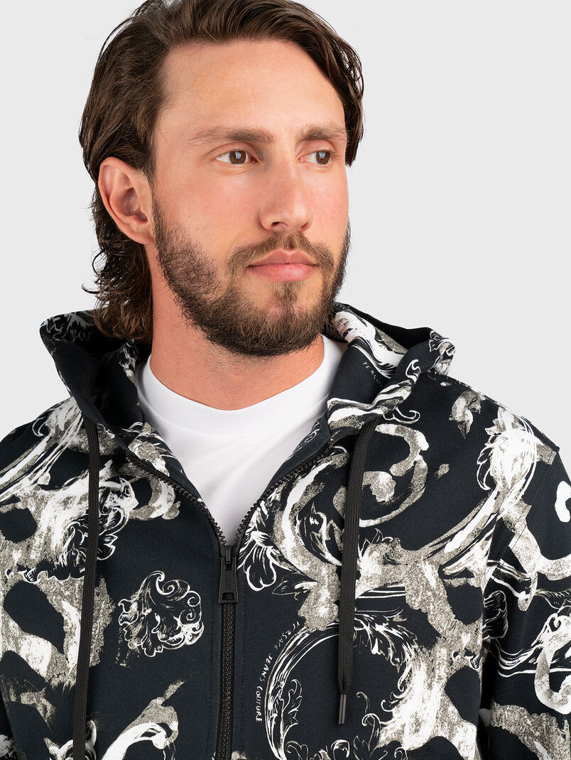 Sweatshirt with contrast print  - 3