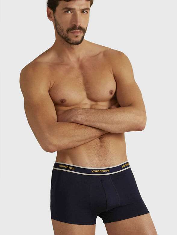 NEW FASHION COLOR trunks with logo accent - 3