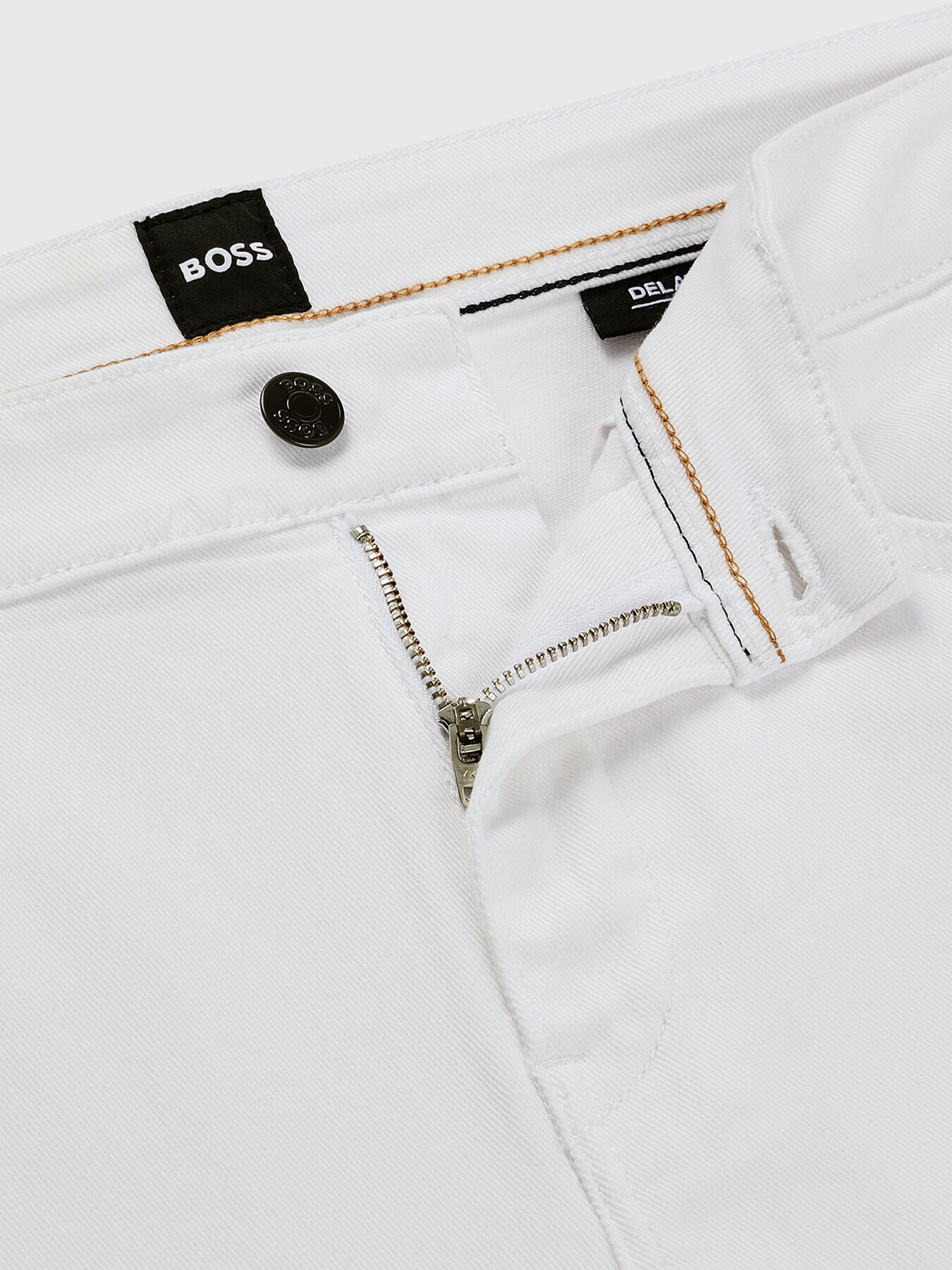 Boss white jeans clearance