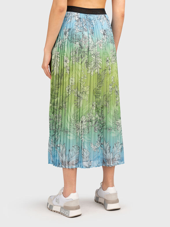Multicoloured pleated skirt - 2