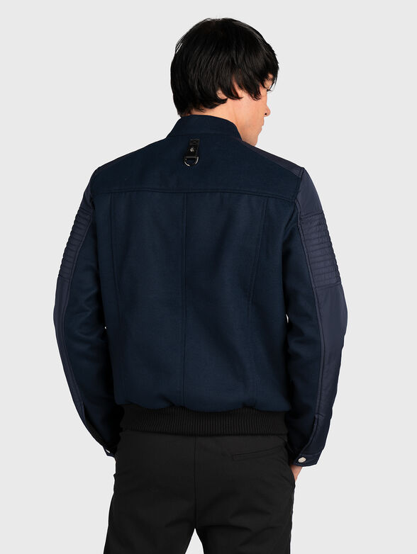 Wool blend bomber jacket - 2