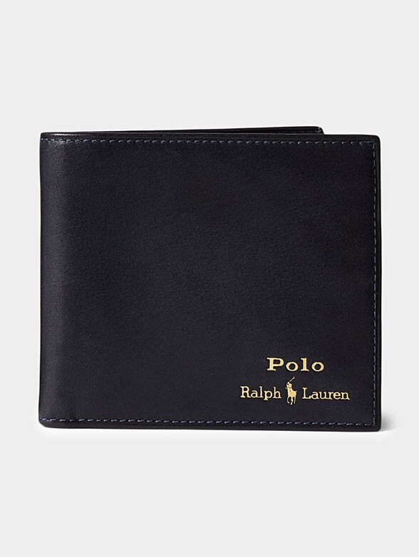 Wallet in dark blue color - 1