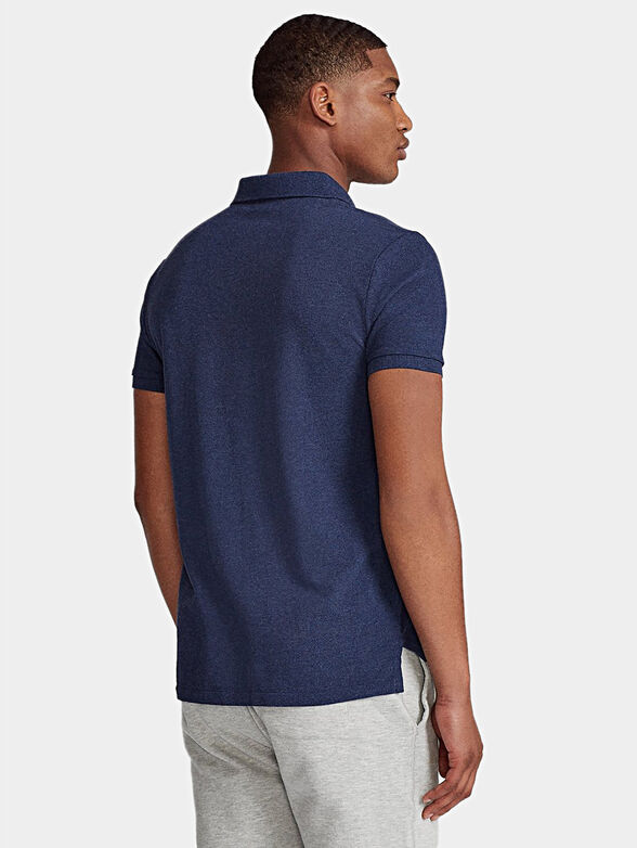 Cotton polo-shirt with logo embroidery - 2