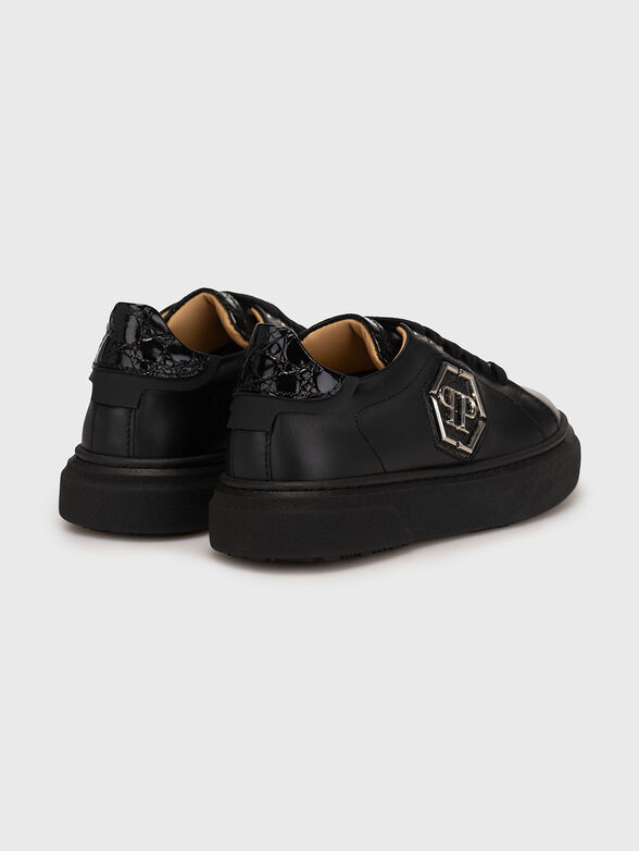 HEXAGON leather sports shoes - 3