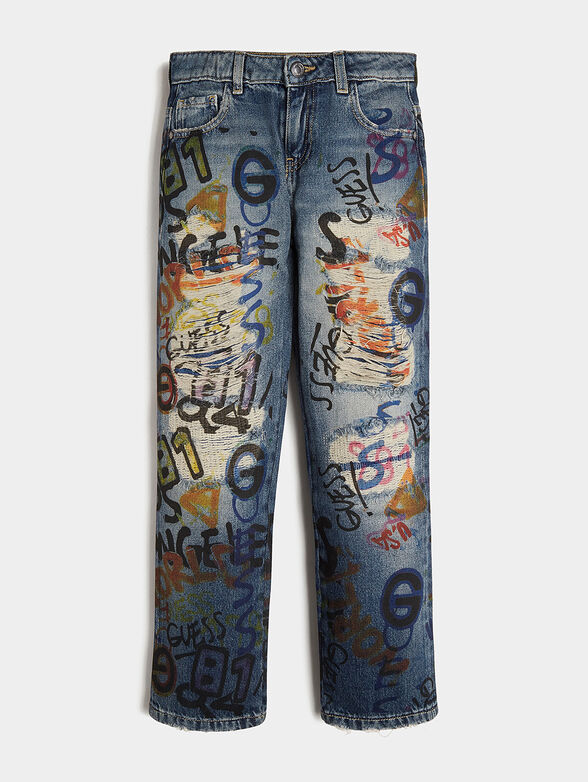 Denim with art details - 1