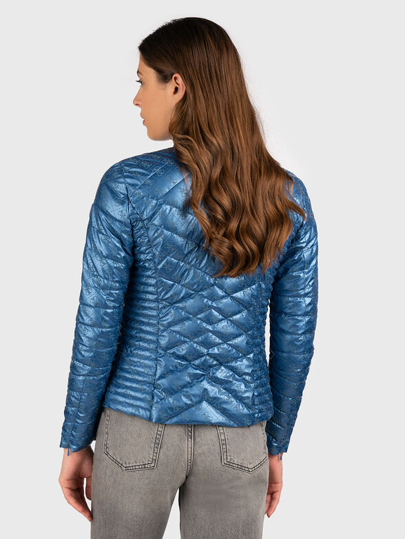 Quilted jacket with 4G logo print - 3