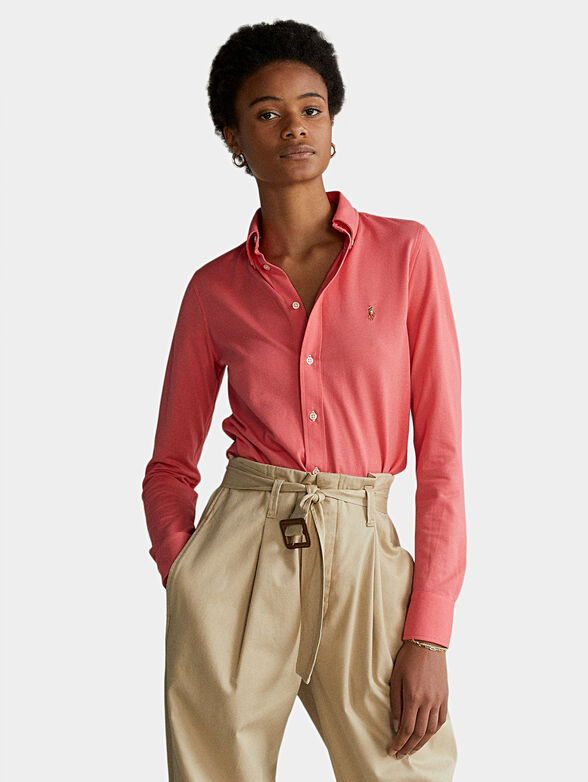 Shirt with Pony logo embroidery - 1