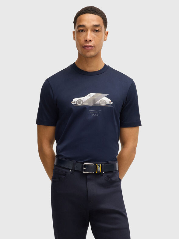 PORSCHE x BOSS leather belt - 1