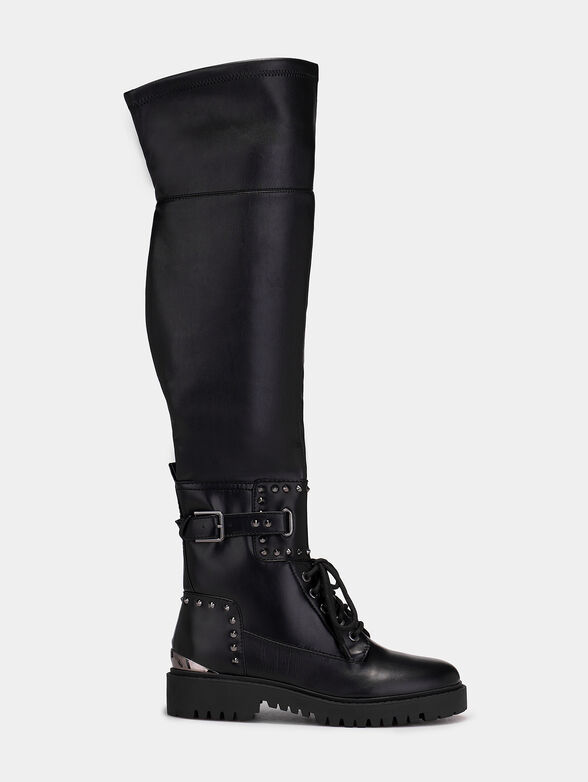 OMET boots with metal details - 1