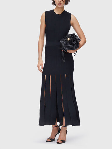 Knit dress with fringes - 5
