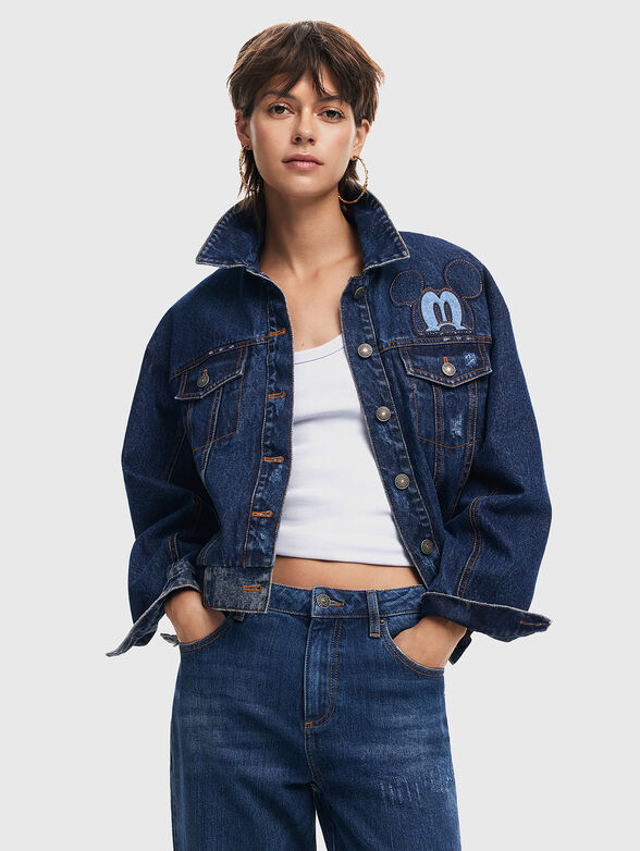 MICKEY MOUSE jacket with print on the back  - 1