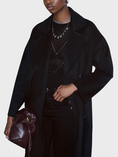 Oversized wool-blend coat - 3
